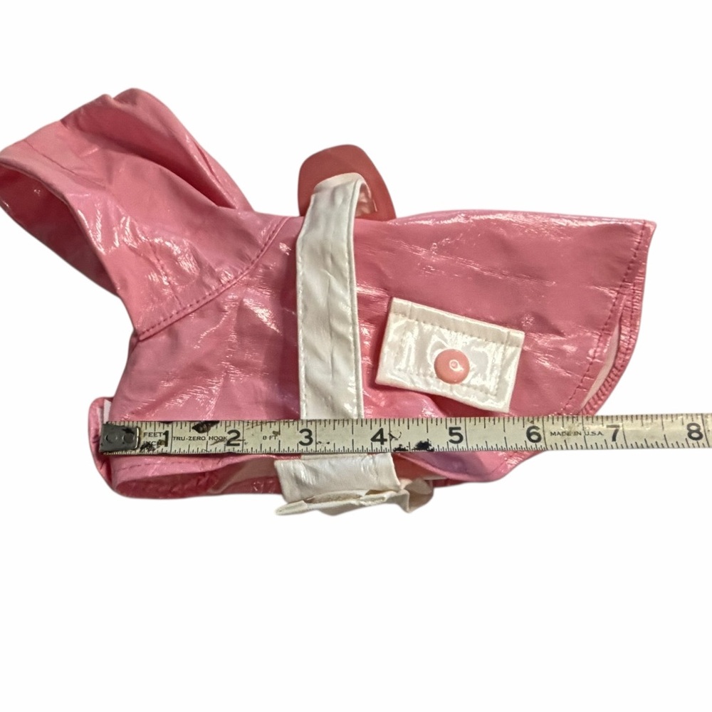 Pink & White Penn-Plax XXS Mini Dog Raincoat - Picture 12 of 13